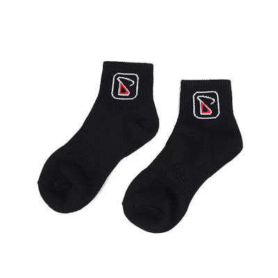 Breathable & moisture-wicking, antibacterial & odor-resistant — SMAIL DARING Bamboo Fiber Sports Socks 2-Pack  black 35#-39#
