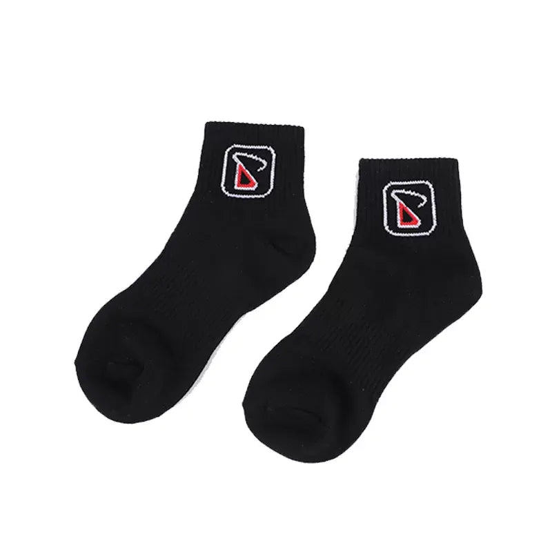 Breathable & moisture-wicking, antibacterial & odor-resistant — SMAIL DARING Bamboo Fiber Sports Socks 2-Pack  black 40#-44#