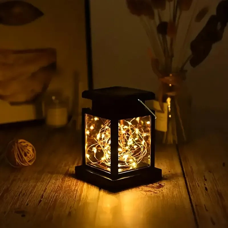 Solar Copper Wire Light: Auto Light Control, No Electricity Bill, 30 LEDs Illuminate Your Garden Night Sky./Warm light 30 beads