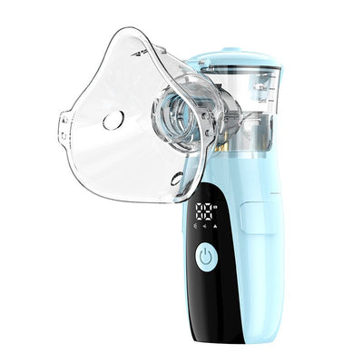 Handheld Mesh Nebulizer, Three Modes Suitable for the Whole Family, 5-Micron Fine Mist Reaches the Respiratory Tract, Type-C Charging, Portable and Quiet – A Great Helper for Home Care./BLUE
