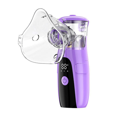 Handheld Mesh Nebulizer, Three Modes Suitable for the Whole Family, 5-Micron Fine Mist Reaches the Respiratory Tract, Type-C Charging, Portable and Quiet – A Great Helper for Home Care./purple