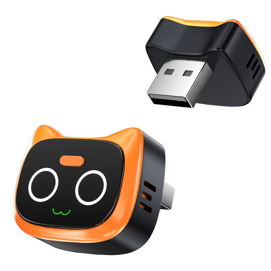Mini Wireless Car Connectivity Adapter – Transform Your Wired System into Cable-Free Freedom with a 6-Second Stable Connection/ORANGE