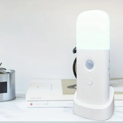 Smart Motion Sensor Night Light, 2000mAh Large Capacity Battery, 5-Level Dimming, Auto-On When Getting Up at Night, Energy-Saving & Worry-Free. Cool White Light Version