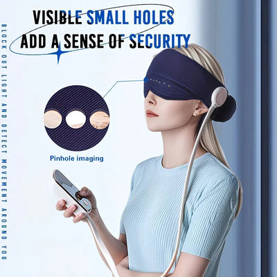 6D Airbag Heat Therapy Head & Eye Massager: Three-Level Constant Warmth Aids Sleep, Multi-Mode Simulated Hand Kneading, Low Noise with Light-Blocking Design, Suitable for the Whole Family