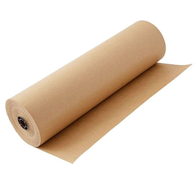 Brown Kraft Paper Roll, Heavy Duty Wrapping Paper for DIY Postal Gift Wrapping and Tabletop Protection, 300mm*30m