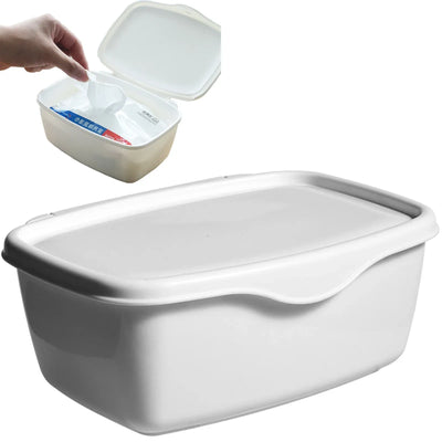 Wipes Dispenser Container With Sealing Lid, Keeps Wipes Fresh, 7 x 2.9 x 5.2 in
