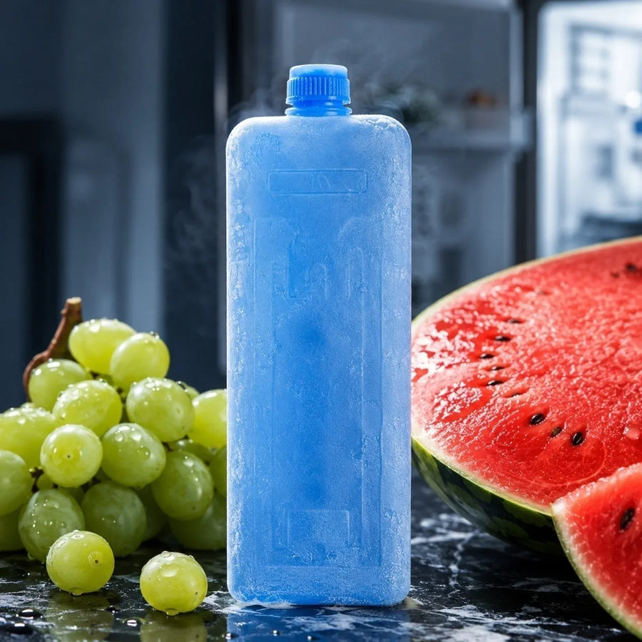 Reusable Ice Blocks Freezer Cooler Pack, Small Portable Chill Pack for Lunch and Camping, 300 ml, 7.48 x 4.72 in