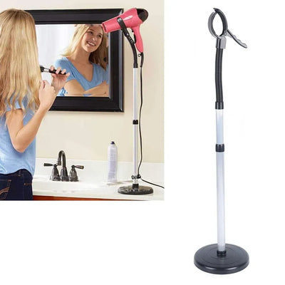 Adjustable Vertical Hair Dryer Stand and Holder