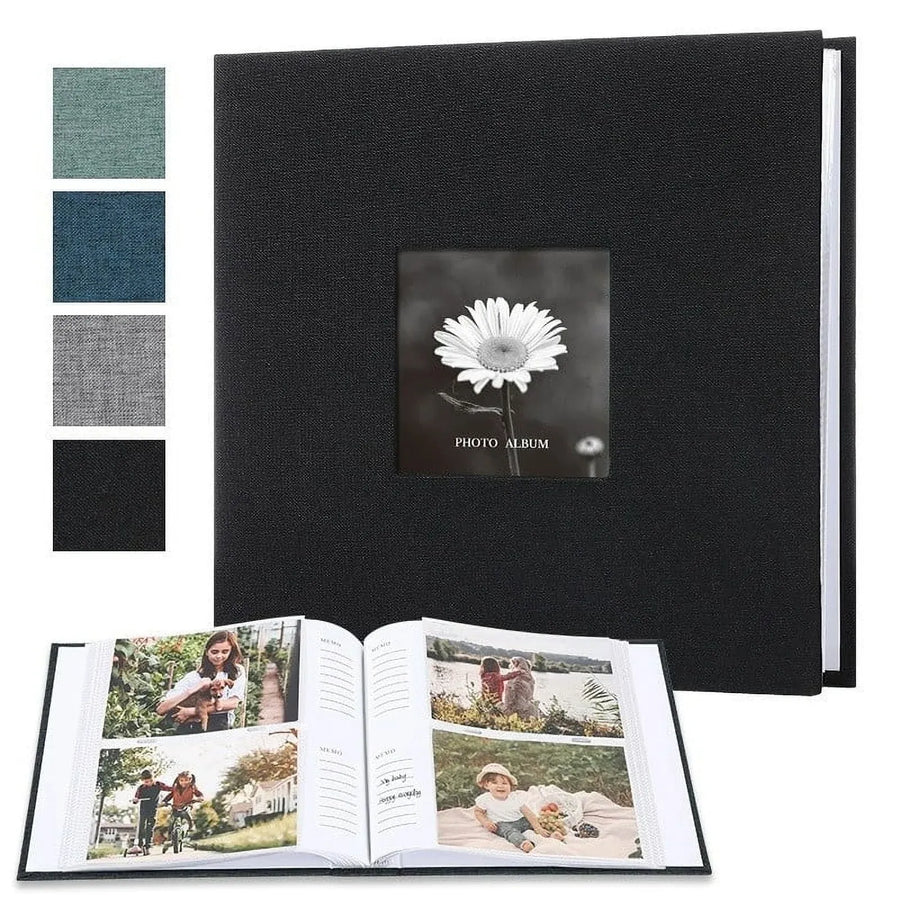 200 Picture Photo Album With Writing Space, Personalized Album for Wedding Family Travel and Kids, 4 x 6 in