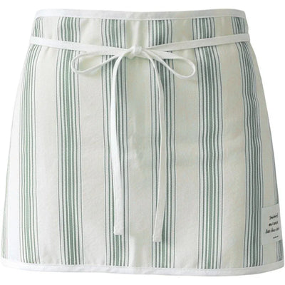 Striped Cotton Waist Apron, Waitress Server Apron for Kitchen Coffee Shop and Restaurant