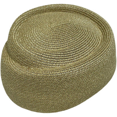 Womens Straw Beret Hat, Vintage French Artist Cap for Church Derby Party Summer Vacation