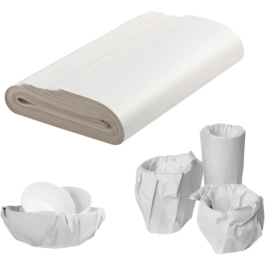 100 Sheets Newsprint Packing Paper for Moving, Wrapping Paper for Glasses Dishes Box Filler and Packaging, 12 x 24 in