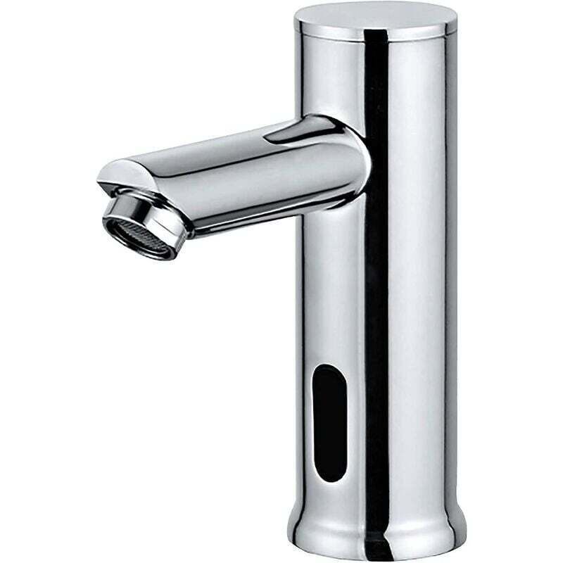 Electronic Washbasin Tap, Tap with Automatic Water Sensor, Cold