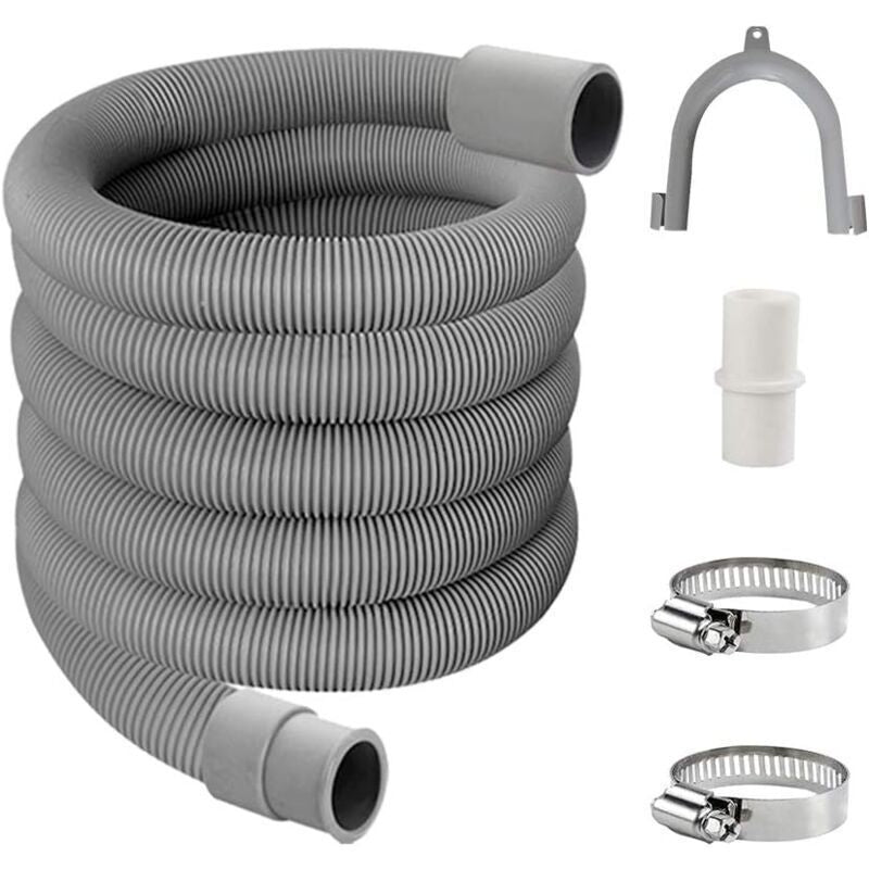 Drain Hose, Washing Machine Extension Kit, Washing Machine Drain Hose, Universal Drain Hose, Water Drain Hose, Washing Machine Hose, 3 m