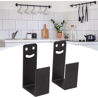 Wall Mounted Pot Lid Rack, Adjustable Stainless Steel Cabinet Lid Holder for Kitchen