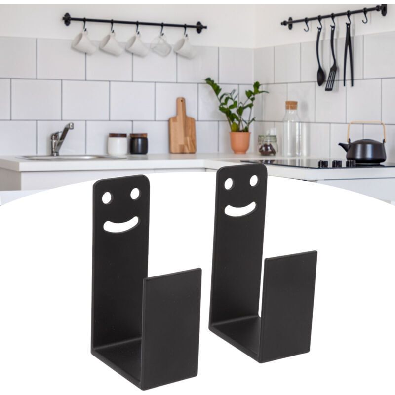 Wall Mounted Pot Lid Rack, Adjustable Stainless Steel Cabinet Lid Holder for Kitchen