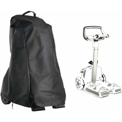 Pool Robot Cover, Garden Pool Cleaner Robot Cover with Handle and Drawstring, Waterproof, 420D Oxford Black, 56 x 66 x 107 cm