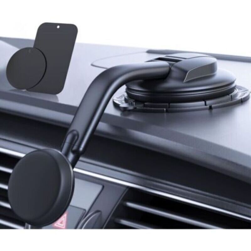 Car Phone Holder, Powerful Magnets, for Dashboard and Windshield Suction Cup Phone Holder Compatible with iPhone and Android Automobile Cradle