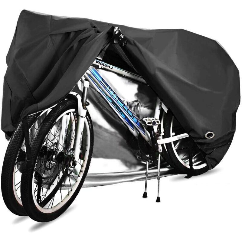 Bike Cover, 210D High Quality Waterproof Bicycle Cover Polyester Oxford, Suitable for Bicycles and Electric Motorcycles and Scooters