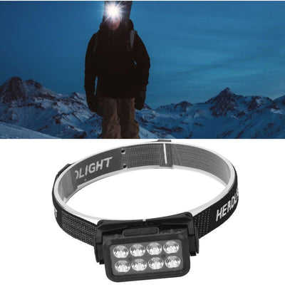 LED Motion Sensing Headlamp IPX4 Waterproof 5 Gear Rotatable USB Rechargeable Headlamp for Fishing Hiking