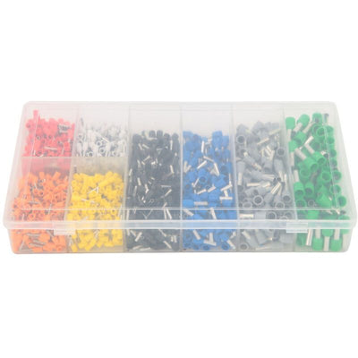 1200 Pcs Box Pre Insulated Ferrule Crimp Tube Terminal Wire Connector