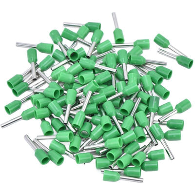 1000 Pcs Insulated Electrical Pin Crimp Terminals 16 AWG Cord End Connectors Kit E1510 Green
