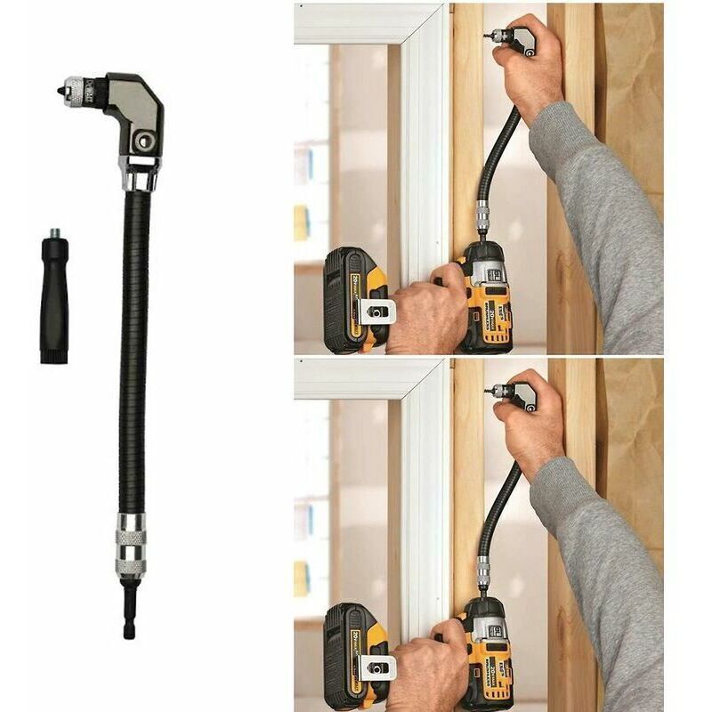 1 4 Flexible Right Angle Drill Screwdriver Attachment for Woodworking
