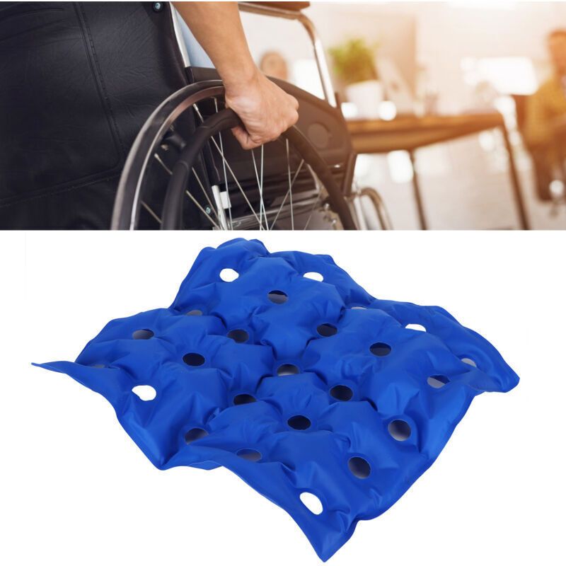 Inflatable Seat Cushion Comfortable Chair Cushion for Wheelchair Use at Home and Office