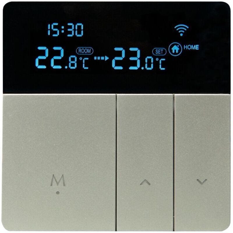 Smart Thermostat Heating Thermostat Electric Floor Heating Thermostat 16A WiFi Electric Floor Heating Thermostat Gray