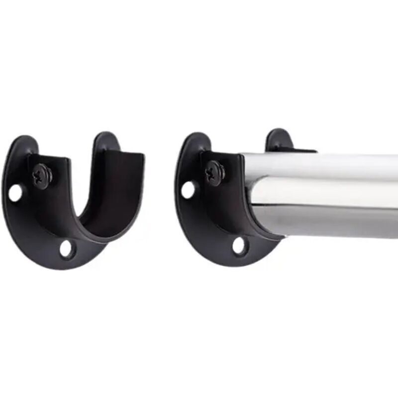 Stainless Steel U-Shaped Shower Curtain Rod Bracket 200KG