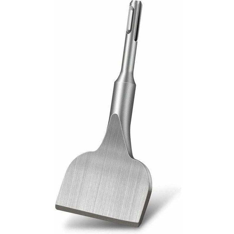 Tile Chisel, Chisel, 25 Degree Curve, Flat Tile Chisel, Professional Tile Chisel for Impact Hammers and Electric Hammers, 165 x 75 mm