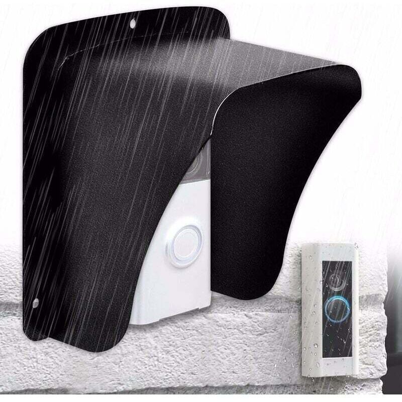 Doorbell Cover, Waterproof Metal Cover Wireless Doorbell for Video Camera, Chime Button, Wireless Doorbell Ring