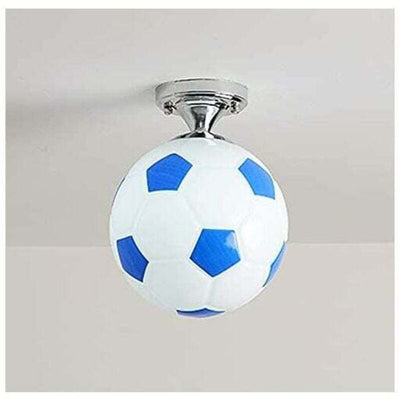 Football Ceiling Light, Children Room Chandelier, Indoor Lighting, Creative Personality Chandelier, Warm Lighting for Living Room, Dining Room, 20 cm