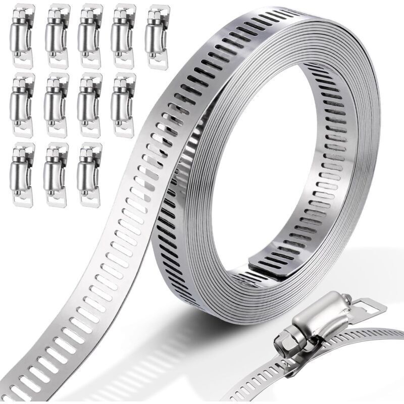 Hose Clamps, 304 Stainless Steel Hose Clamps, Adjustable Hose Clamps, Stainless Steel Hose Clamps