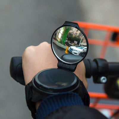 Adjustable Bicycle Rearview Mirror Wrist for Bike Black