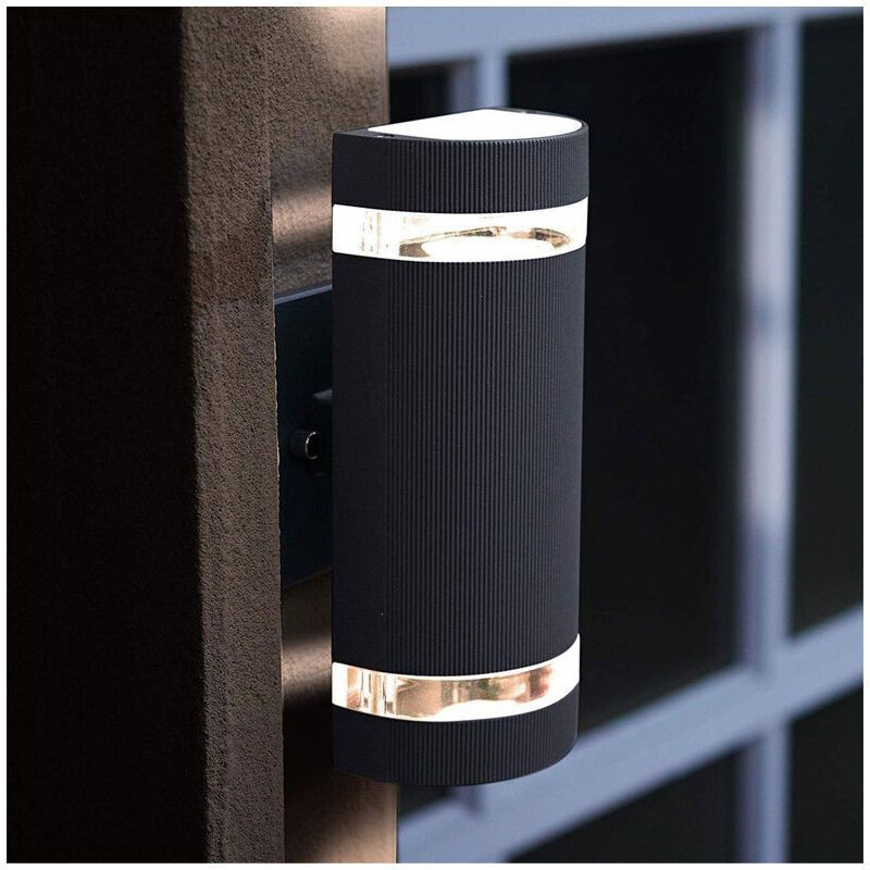 Outdoor Wall Light, up to 35W GU10, IP65 Waterproof Garden Light for Patio, Deck, Garden, Hallway, Balcony, Porch