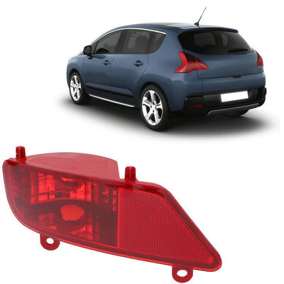 Car Rear Fog Light, Replacement Car Accessories Compatible with Peugeot 3008 5008 2009-2016, Left