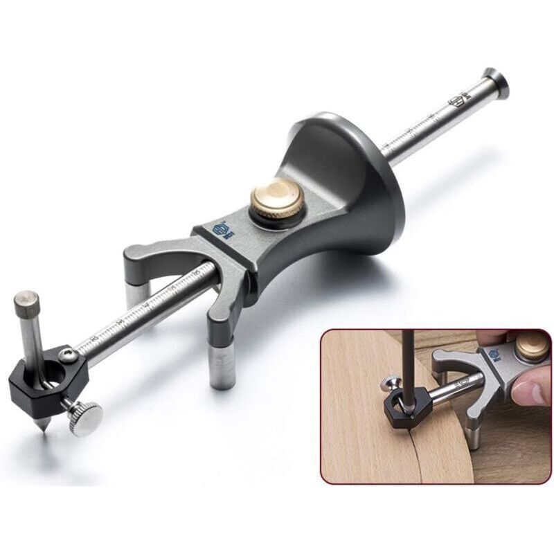 Marking Gauge Parallel Line Scribing Device Multi-Function Marking Tool Woodworking Tools