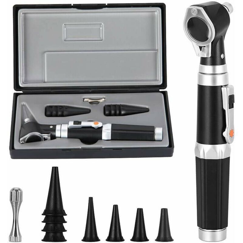 Mini Ear Otoscope, Magnification Diagnostic Inspection Ear Scope with LED Direct Illumination Ear Healthy Tool for Doctors Nurse Children