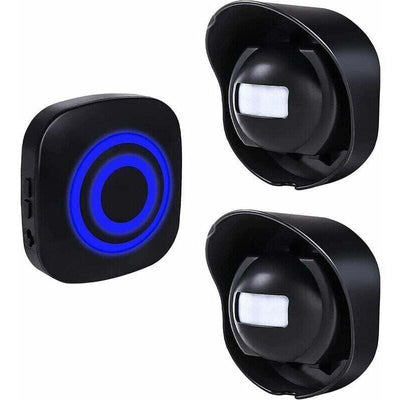 Doorbell with Motion Sensor, Wireless Outdoor Doorbell Kit with Infrared Motion Sensor and Plug-in Receivers and PIR Motion Detector