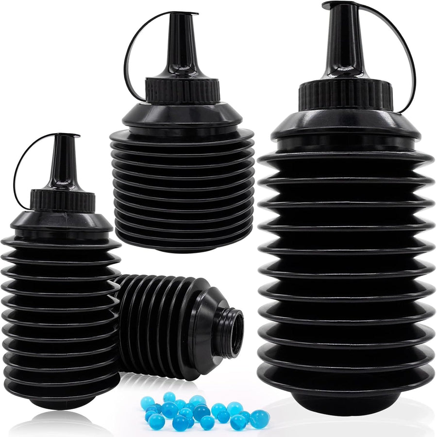 4 Pack Gel Ball Blaster Gun Accessories Bullets Beads Refill Ammo Bottle Plastic Hopper Accessories for Gel Gun Outdoor Party Game