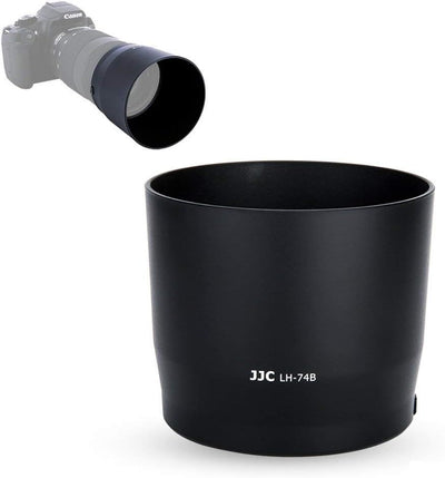 Dedicated Lens Hood Shade Protector for Canon RF 100-400mm F5.6-8 is USM & EF 70-300mm f/4-5.6 is II USM Replaces Canon ET-74B Lens Hood Reversible/Bayonet/with Button to Lock or Release