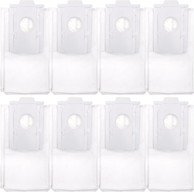 8 Pcs VCA-RDB95 Dust Bags Replacement Parts for Samsung Jet Bot Vacuum | For SAMSUNG Jet Bot AI+/Jet Bot+/Bespoke Jet Bot Combo AI vacuum clean station, 2.5L capacity, Non-woven & melt-blown fabric