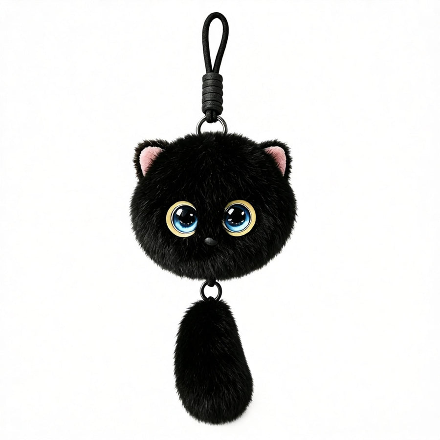 AI Cat Companion Robot - Interactive Emotional Support Pet with 40+ Languages Voice Cloning Long-term Memory - Touch Sensitive Smart Toy for Kids Adults - Black Cat