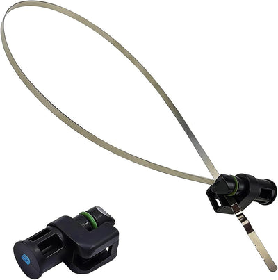 Car Transmission Oil Dipstick, Engine CVT Immersion Oil Level Measurement Tool, Portable Flexible Dipstick OEM# 31086-JA00A, Compatible with Nissan Altima Rogue 2.5 L (Black)