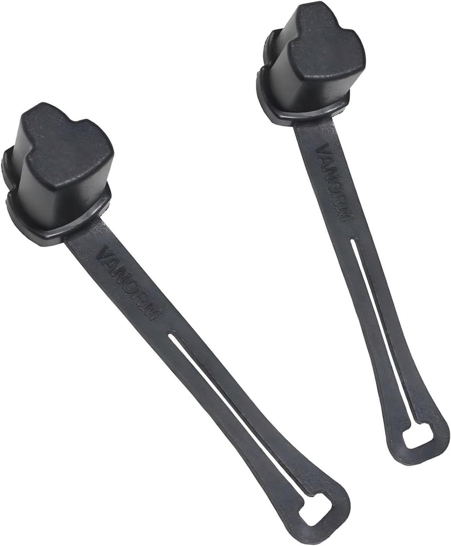 2 PCS Car 3 Prong Plug Protectors, Weatherproof Scratch-resistant Plug Cover, PVC 120 Volt Socket Cap with Extension Cord, Portable Protective Accessory for Car & Home & Outdoor (Black)