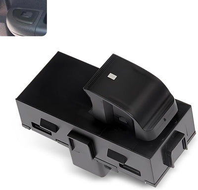 Car Power Window Switch, Front Right & Rear Left Right Side Window Lift Switch, OEM# 15162028 15888174 22864837 22895545 25877776, Compatible with Chevy Silverado GMC Sierra Buick (Black)