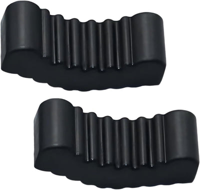 2 PCS Car Jack Stand Pads, 3 Ton Anti-slip Rubber Floor Jack Protection Sleeve, Cushioning Shock Absorption Rack Pad, Multi-functional Maintenance Accessory for Cars SUVs Trucks (Black)