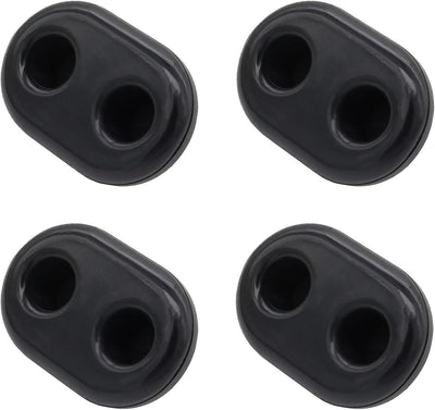 Cooler Feet Replacement Non-Slip Rubber Feet for RTIC Coolers Models 45qt 65qt 110qt 145qt Durable Thickened Rubber Feet Outdoor Camping Protection for YETI Cooler Accessories, Black (4 Pcs)