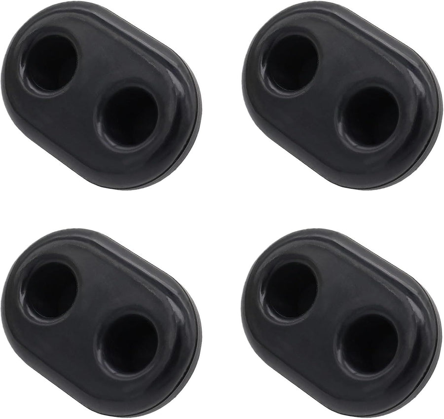 Cooler Feet Replacement Non-Slip Rubber Feet for RTIC Coolers Models 45qt 65qt 110qt 145qt Durable Thickened Rubber Feet Outdoor Camping Protection for YETI Cooler Accessories, Black (4 Pcs)